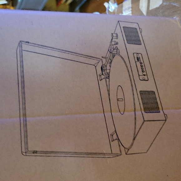 TE 2017 Model Record Player Bluetooth Turntable 3 speed built in speakers New… - Picture 5 of 7